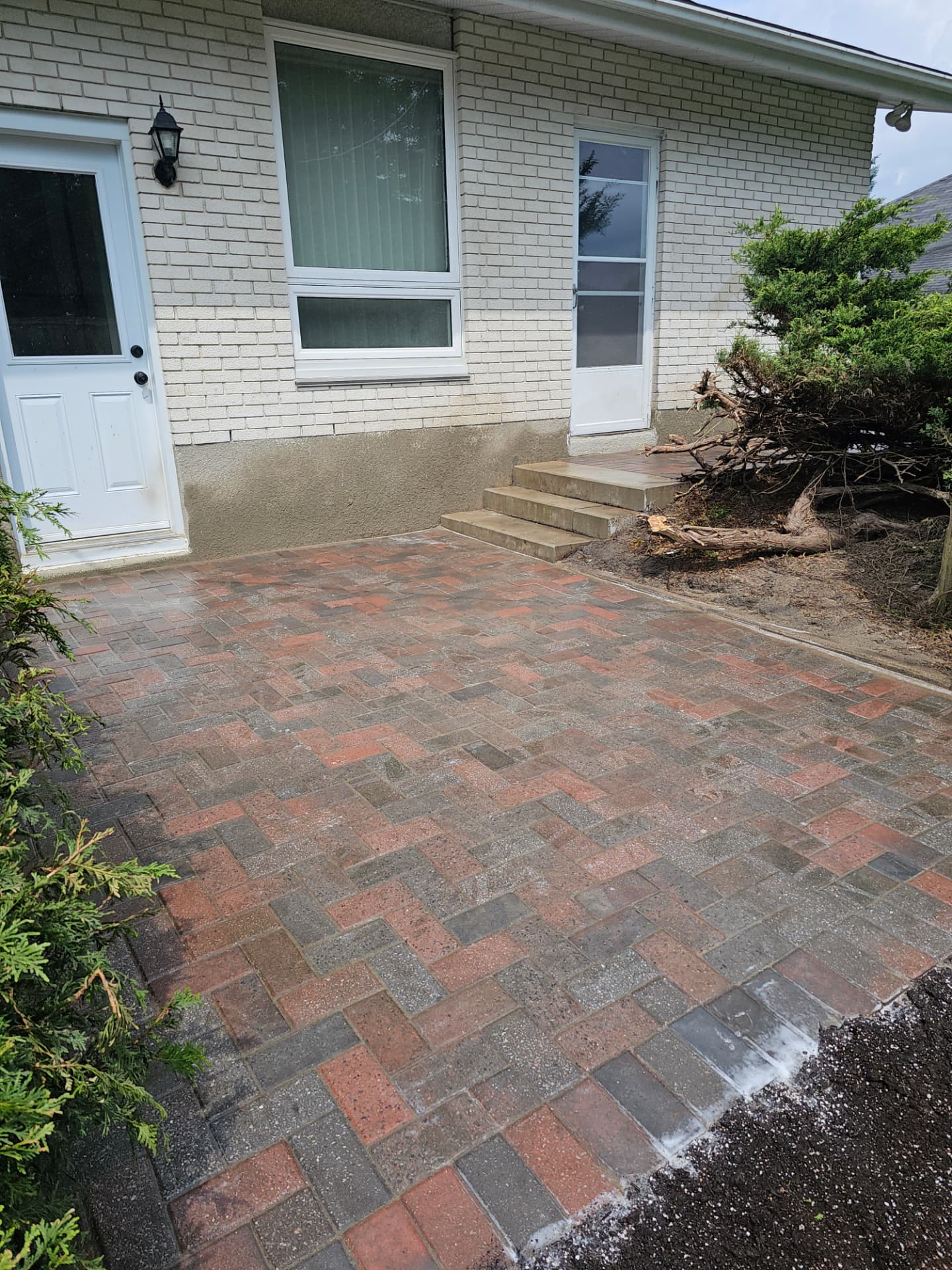 Back Door Patio Lift & Re-Level after
